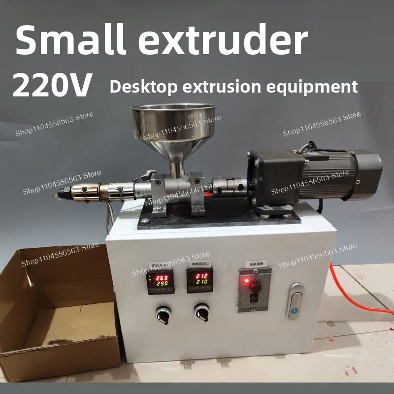 Mini Desktop Extruder, Single Screw Plastic Filament Maker for 3D Printing