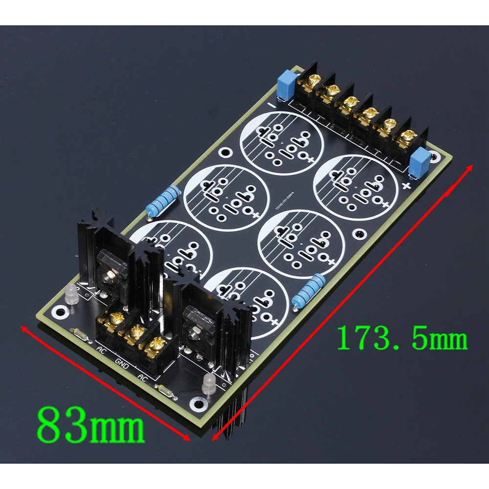 Semi-finished Solder  Schottky Rectifier Filter Power Supply Board For Audio Amplifier