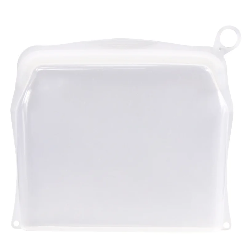 Food Grade Silicone Food Storage Bag, Reusable, High and Low Temperature Resistant, for Microwave Freezer, Slow Cooker, Ea