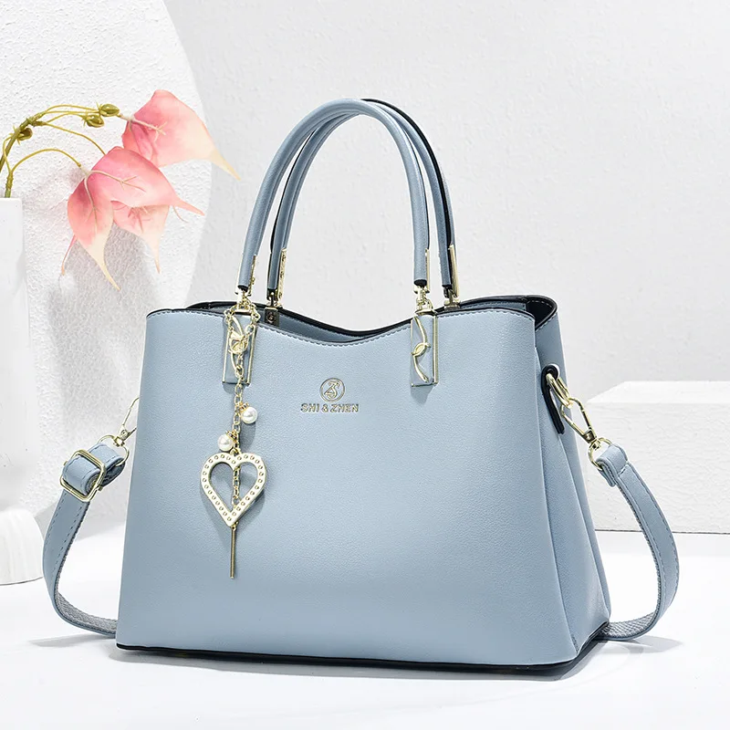 

New Women's Fashion Solid Color Shoulder Bags Large Capacity PU Leather Ladies Handbags High-quality Exquisite Crossbody Bag