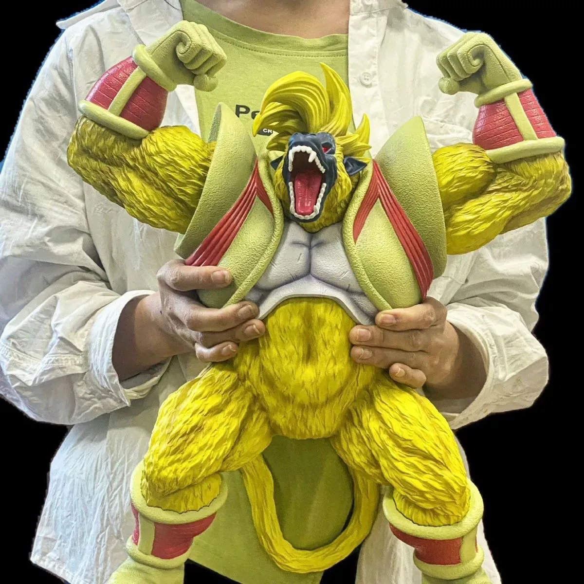 

Dragon Ball Z Vegeta Goku Ape Theatrical Version Anime Figure Golden Gorilla Statue Action Figurine Collectible Model Toy Doll