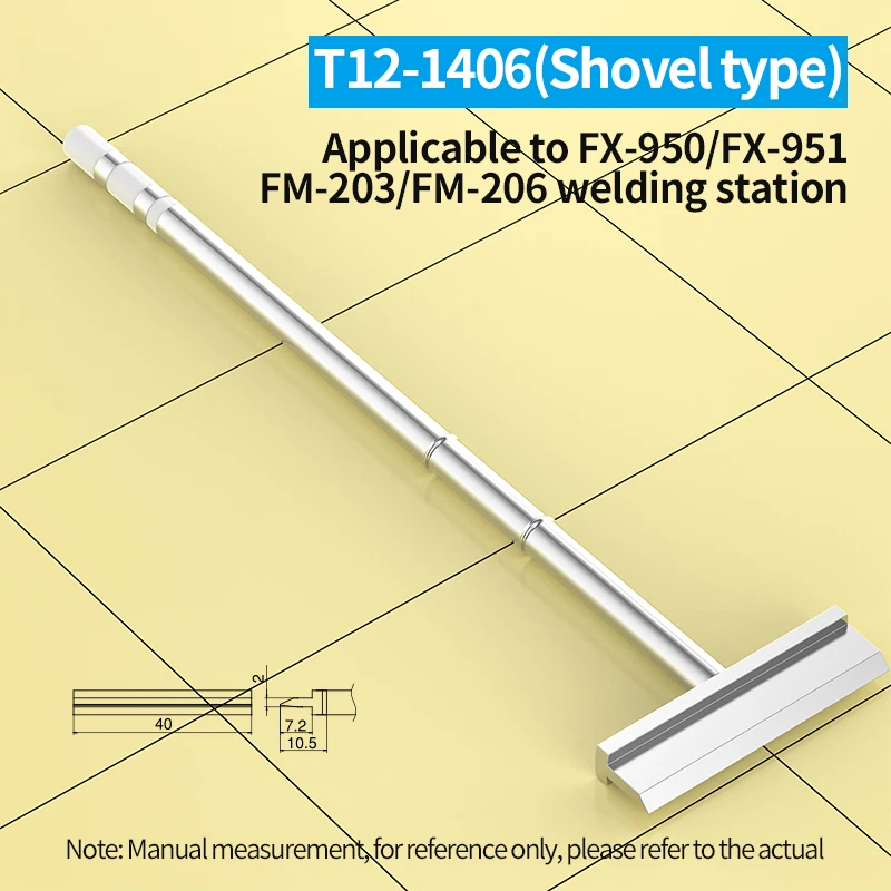 Universal T12 Series soldering tips T12-1401 1403 1406 BC2 C4 BCF1 CF4 compatibility Hakko FX951 FX9501 Soldering Station