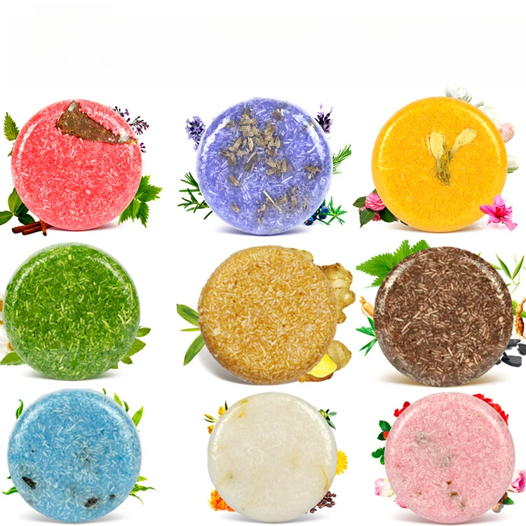 شامبو بوليغونوم مولتيفلوروم خالي من السيليكون للبالغين، زنجبيل للعناية بالشعر، صابون شامبو وإكليل الجبل والنعناع والقرفة