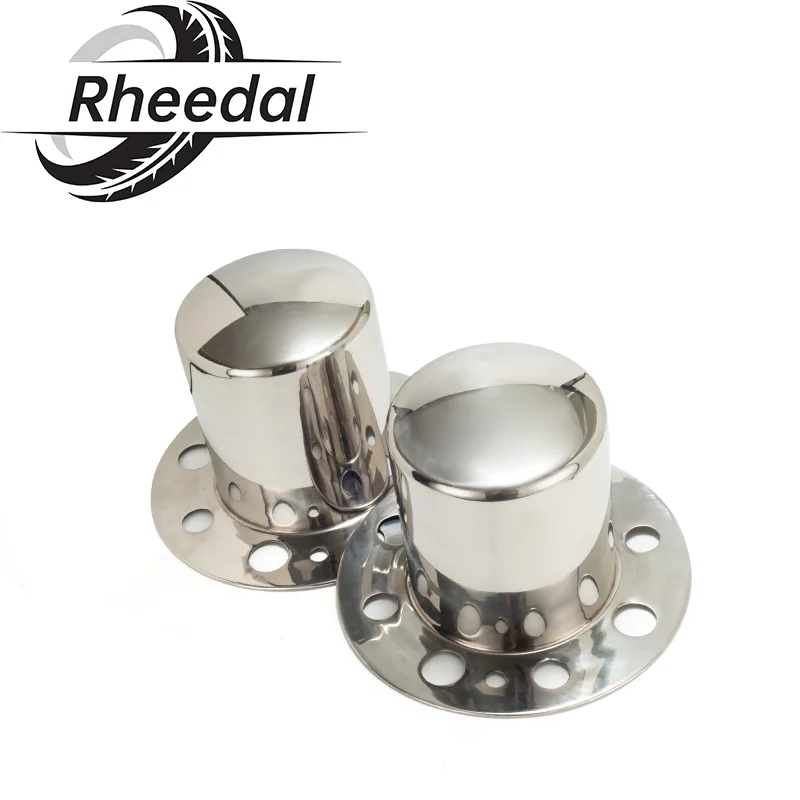

Rheedal 1/2Pcs 124.5mm/4.9" Hub 145mm/5.71" H Stainless Steel Trailer Wheel Center Caps For 134-1 134 4.9" Shaft Base Diameter