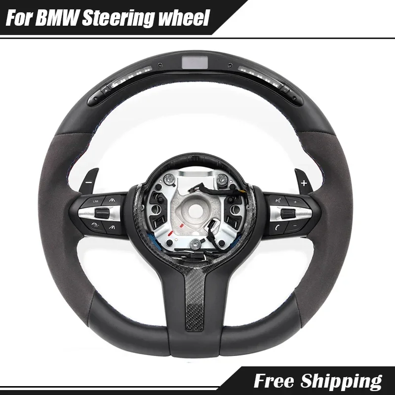 Customize Modified LED Steering Wheel For BMW E90 E91 F01 F02 F03 F07 F10 F11 F18 F20 F06 F12 F13 F30 F90 F91 F92 F93 Auto Parts