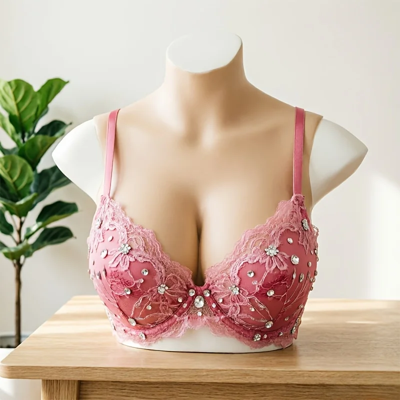 Large Chest Prosthesis Suitable for Role-Play & - Seamless Silicone Breast Armor with, Theater Performances & Cross-Dressing