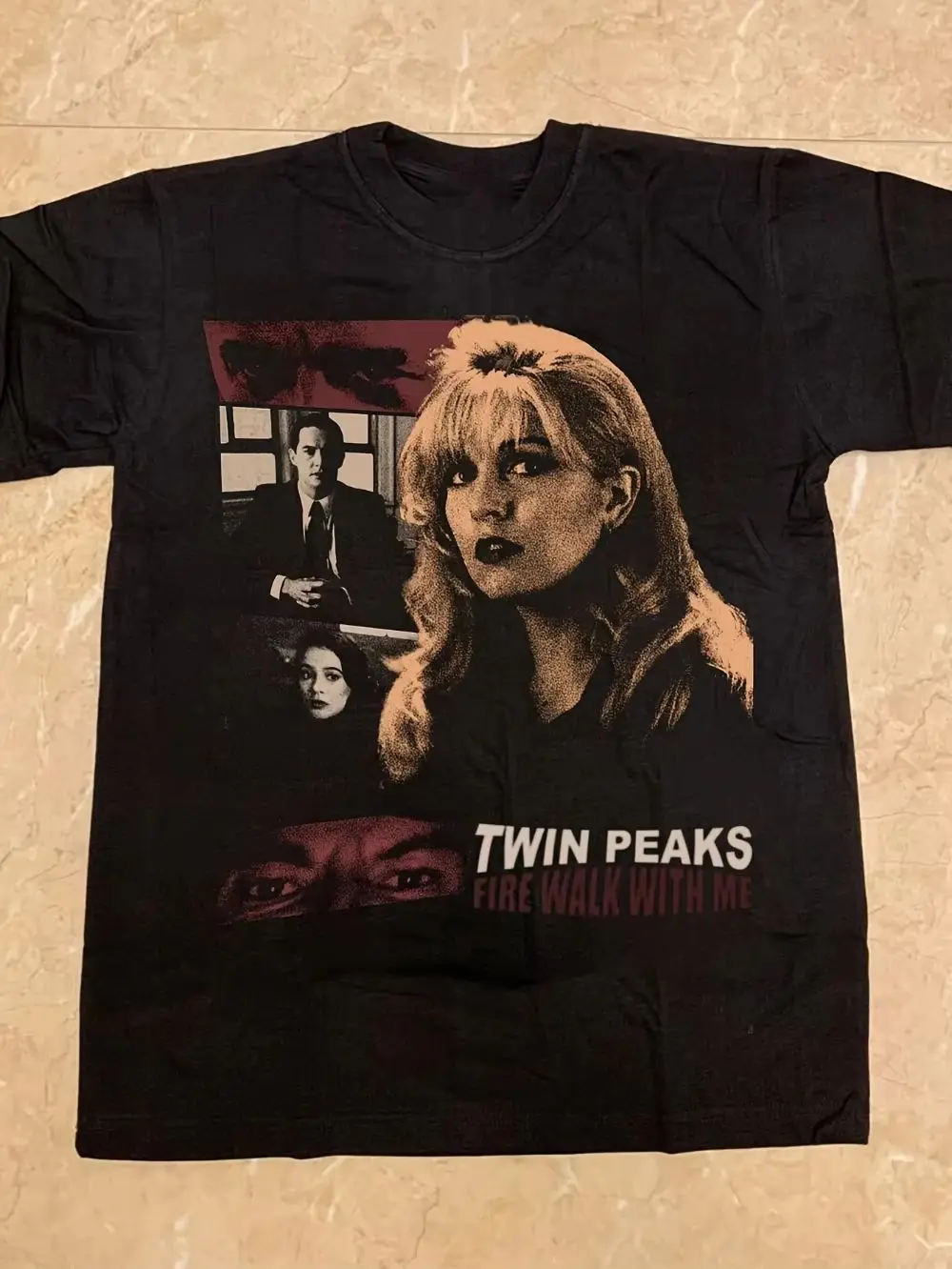 Vintage Y2k Streetwear Klassisches TV-Drama Twin Peaks Stills Bedrucktes T-Shirt für Männer und Frauen, Locker Geschnitten, Neues Print-T-Shirt Unisex – Detail 3