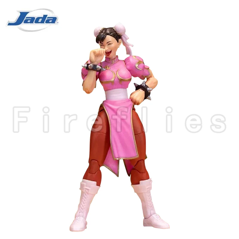 6inches Jada Toys 1/12 Ultra Street Fighter II: The Final Challengers Pink Chun-Li Anime Model For Gift