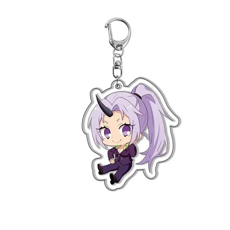 Anime That Time I Got Reincarnated as a Slime Keychain Cute Rimuru Tempest Figures Pendant Car Key Chain Bag Accessories Jewelry