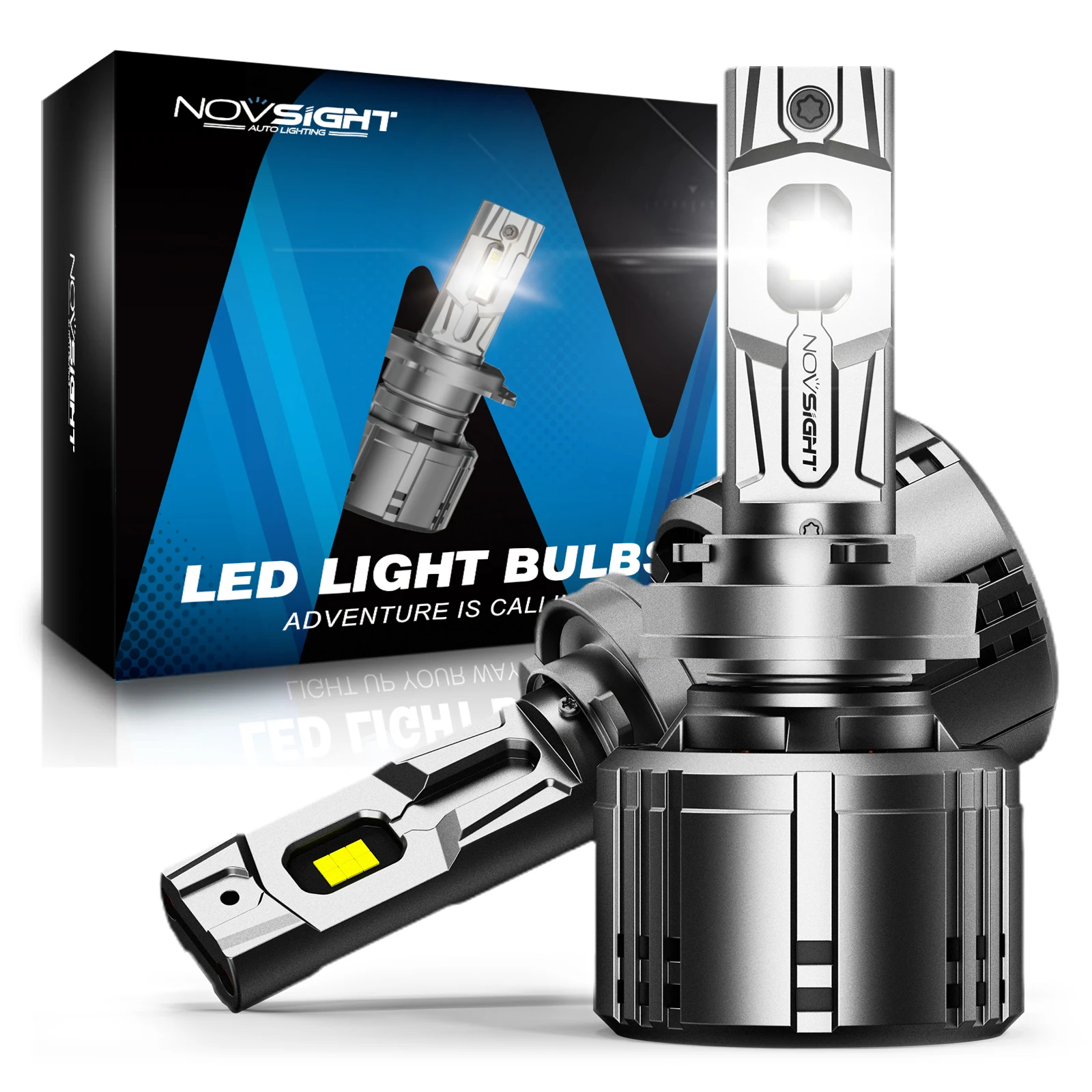 

H7/9005 2pcs Car LED Headlights Lamp 240W High Power 50000 LM 6500K Cool White IP68 Waterproof