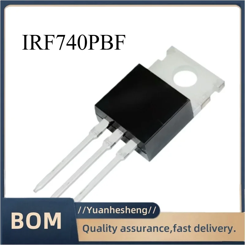 10pcs/Lot Original IRF740 IRF740PBF 10A/400V TO220 in-line MOS TO-220.