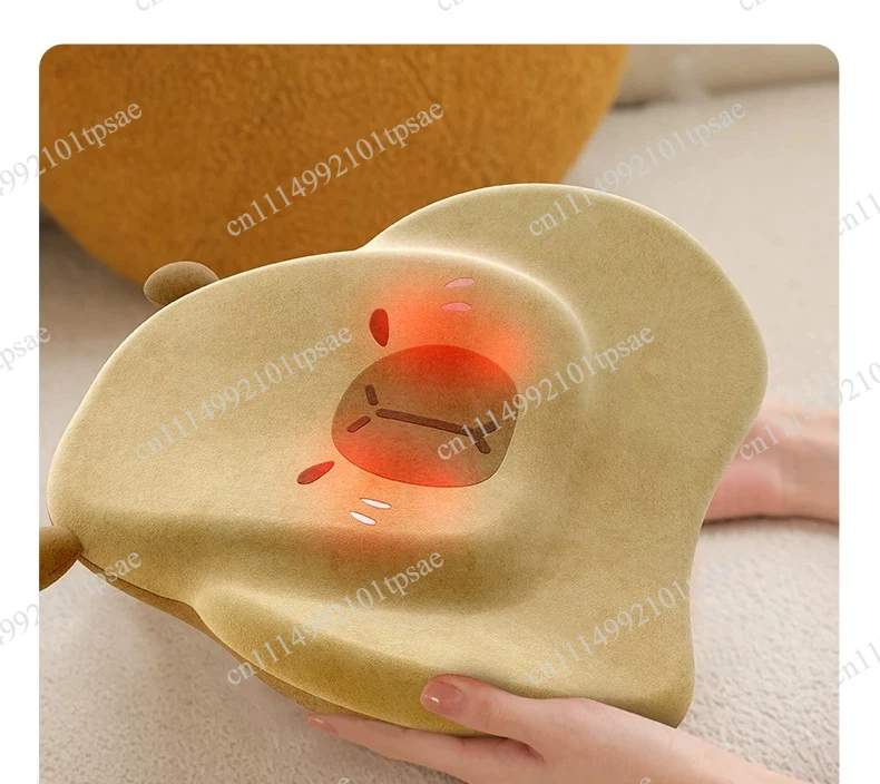 Cute Capybara Massage Cushion Creative Birthday Gift for Best Friend Girlfriend Boyfriend Practical Plush Pillow Soft Support
