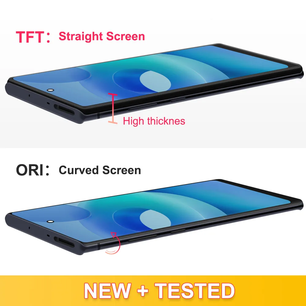 New TFT Display For Samsung Note 10 With Frame LCD Screen 6.3\