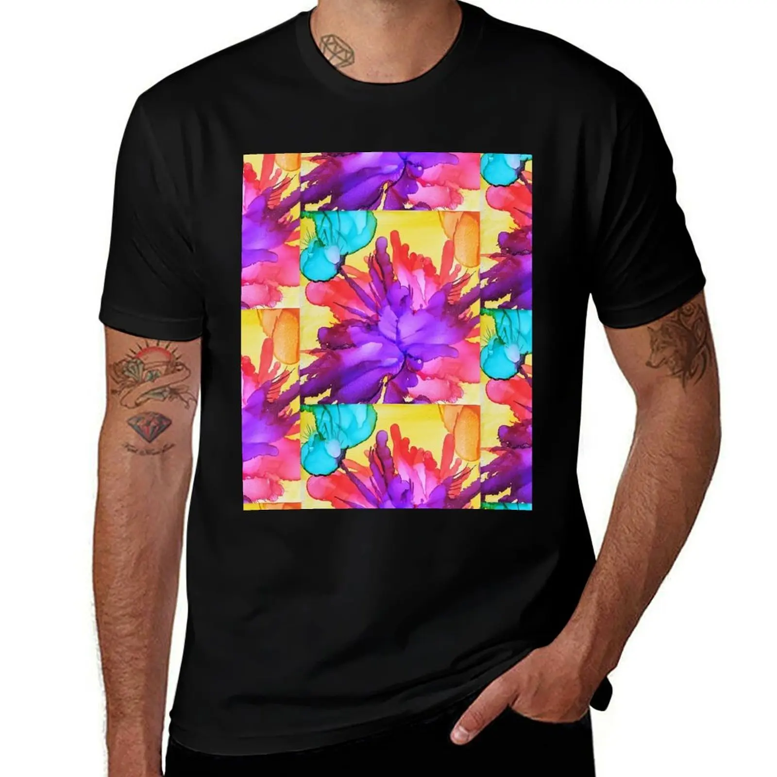 Color Explosion T-Shirt hippie clothes shirts graphic tee cute clothes customizeds mens workout shirts