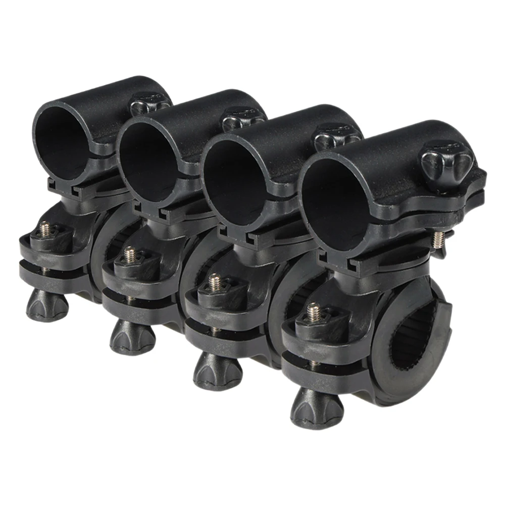 

4pcs Bicycle Light Stand Flashlight Holder Bracket Abs Cycling Mount Clip Torch Lamp Accessory Bike commuting Night Riding