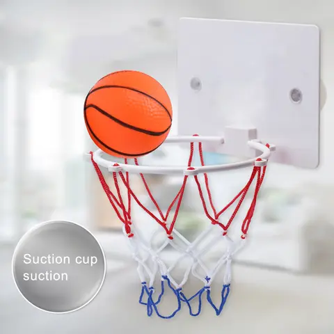 Mini Panier De Basket à Clipser Sur Poubelle – Déco Bureau Avec Ballon Et Pompe, ABS/Nylon