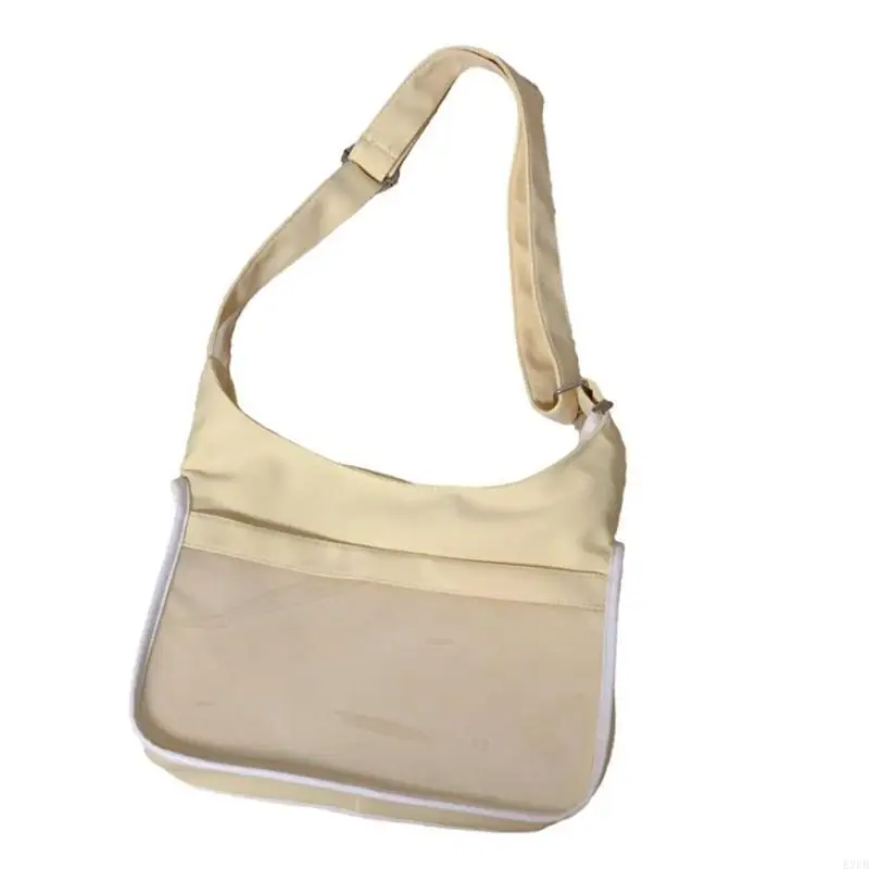 

Japanese College Student Transparent Itabag Large Capacity Crossbody Bag for Pin Display Adjustable Strap Shoulder Bag