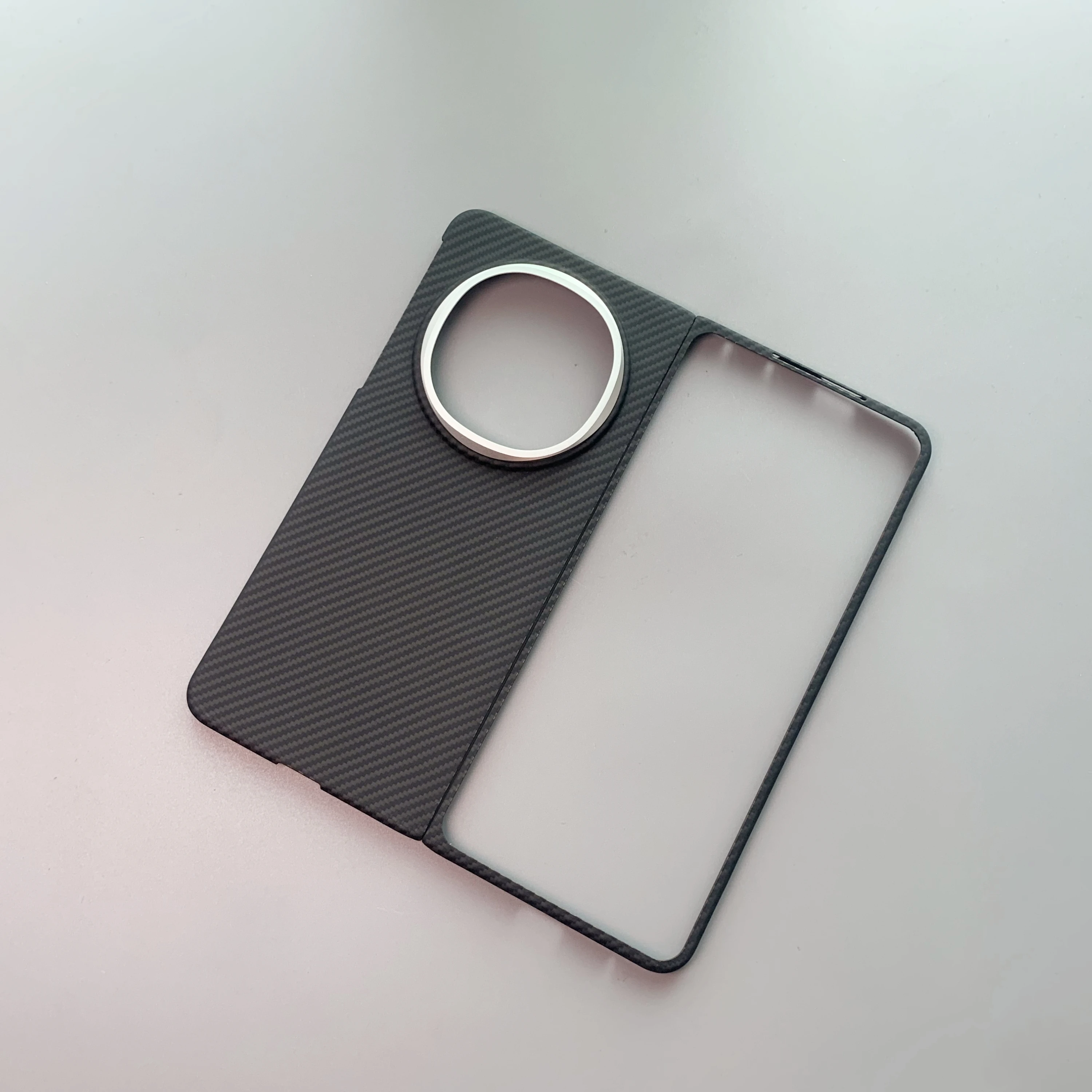 

Deluxe 600D Carbon Fiber Phone Case Suitable for OPPO Find N5 Kevlar Fiber Find N5 Ultra Thin Phone Case