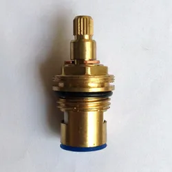 Replacement Brass Quarter Turn Tap Valve Ceramic Disc Cartridge 20 teeth (Cold Anti-Clockwise) Lba501