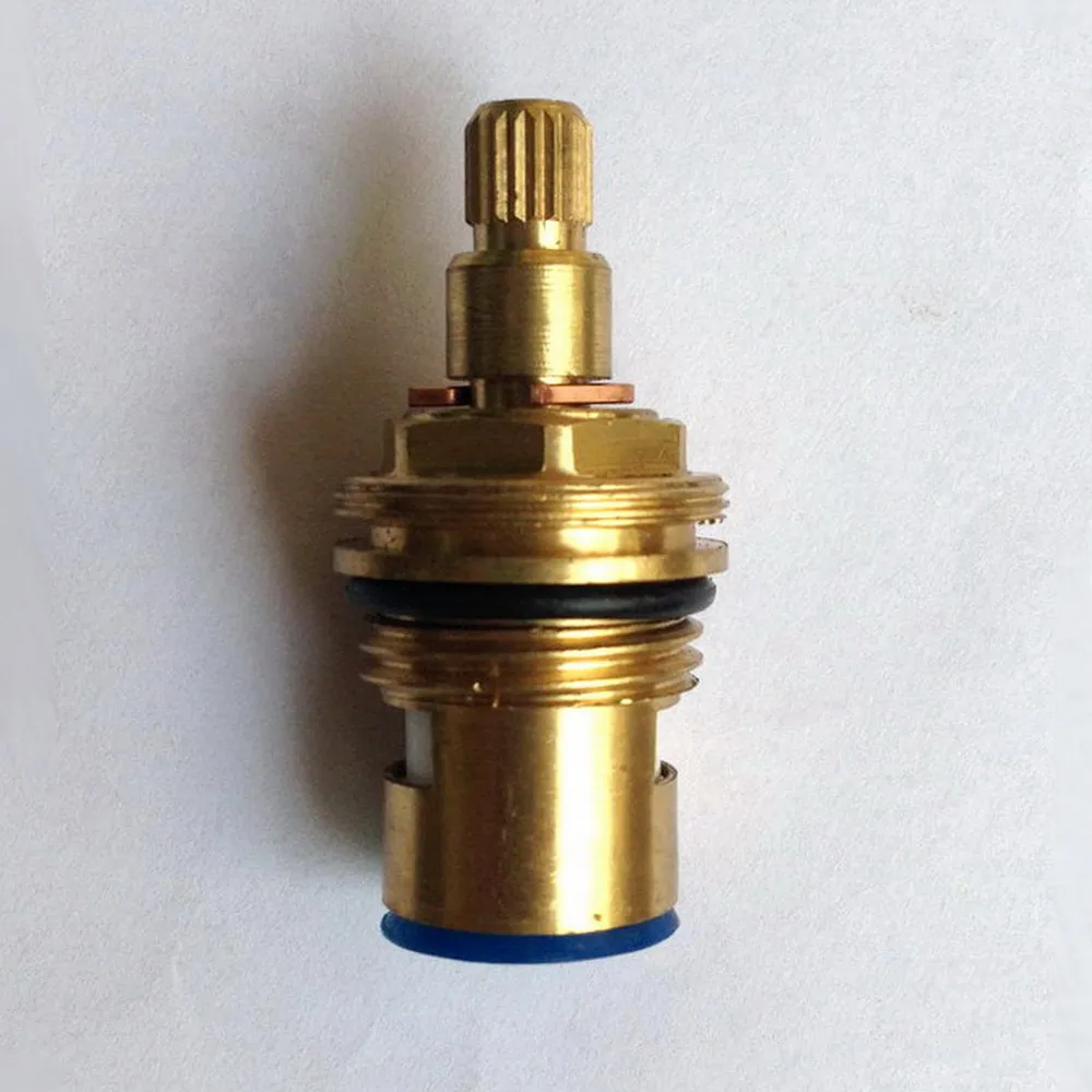 Replacement Brass Quarter Turn Tap Valve Ceramic Disc Cartridge 20 teeth (Cold  Anti-Clockwise) Lba501