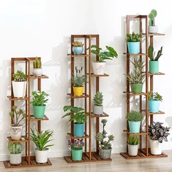 Balcone giardino StandHealthy Bamboo Flower Storage shelfmultistrato forte pianta portante scaffali decorativi nuovi arrivi