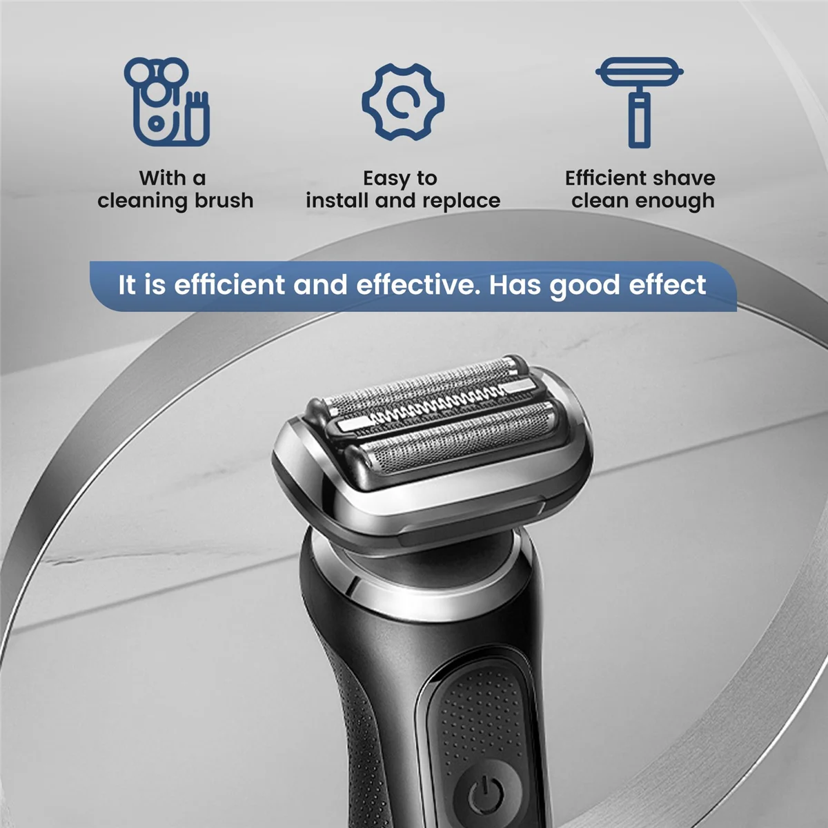 Замените головку электробритвы Braun 53B Series 5-6 50-R1000S 50-B1300S 50-R1320S 50-R1300S 50-M4000Cs 50-M4200Cs