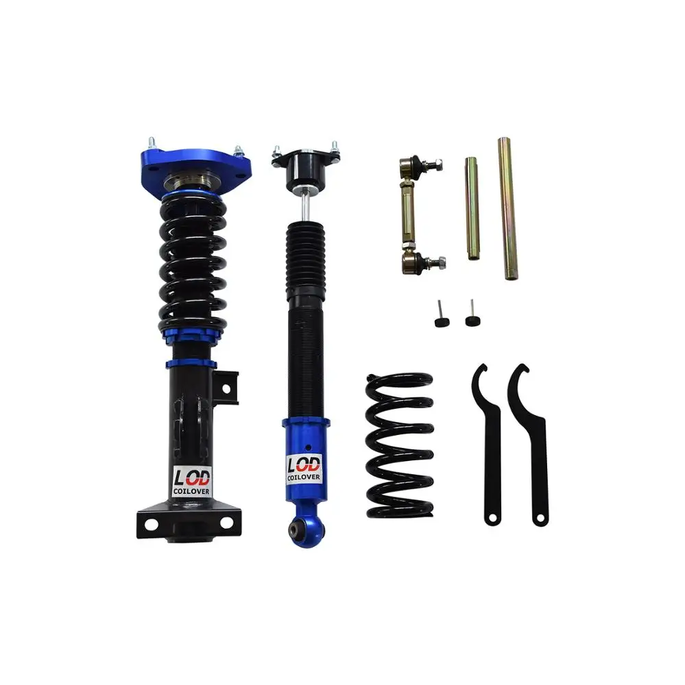 Picture 3: Single Tube Coilover Shock Absorber Kit for BMW 5 Series E39, High-Quality Suspension Replacement