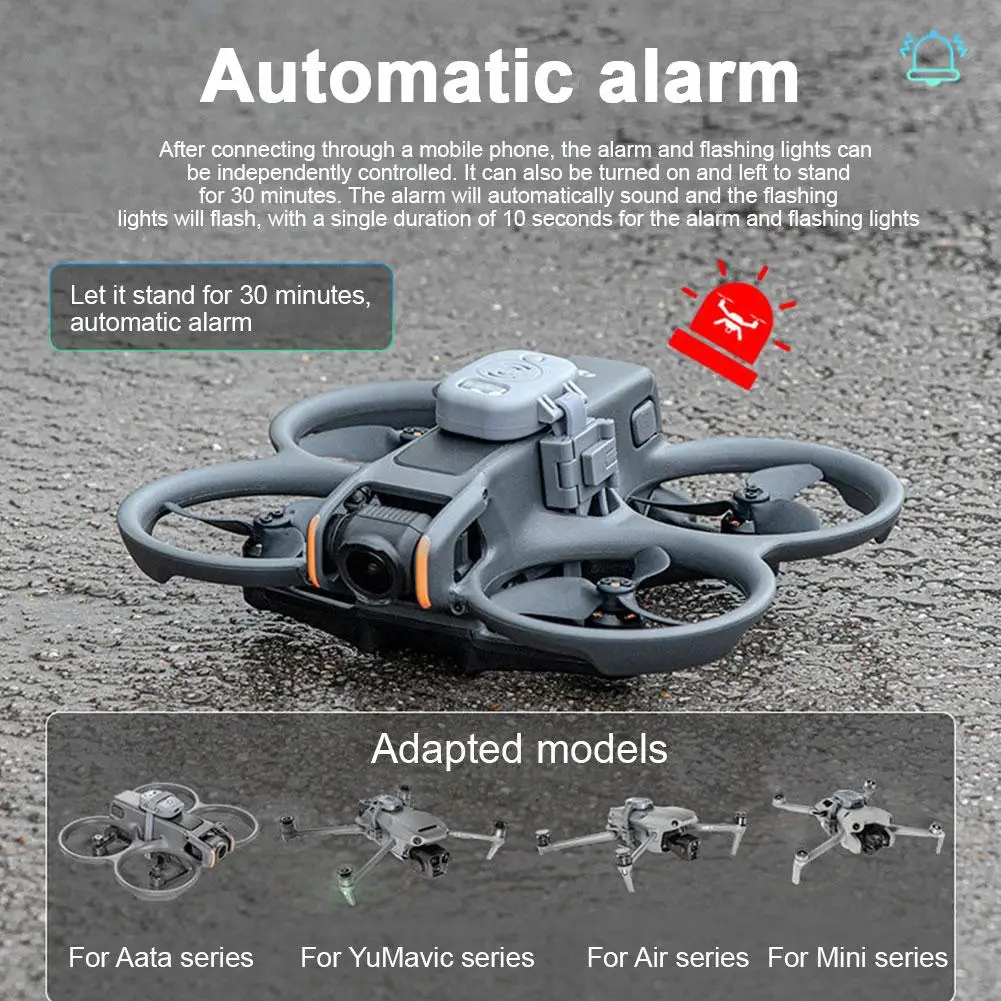 Localizador de drone para dji avata2, posicionamento rápido, leve, para dji mini4pro, localizador de voo perdido, alarme remoto apenas para iphone