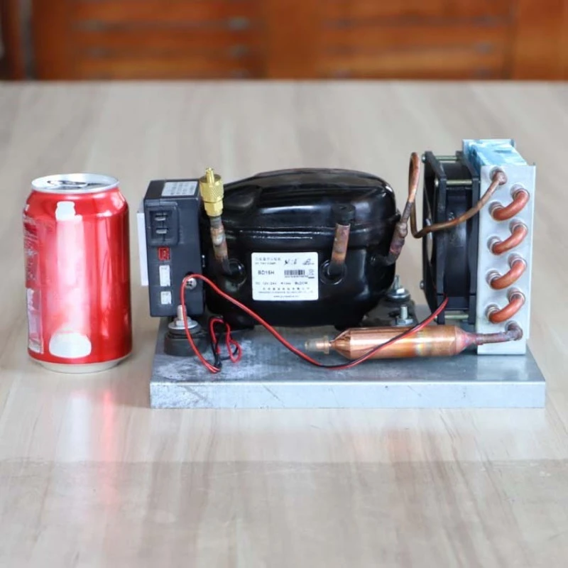 

BD15HC DC Compressor Unit Car Refrigerator Freezer Refrigeration Unit Condensing Unit Accessories 12V24V