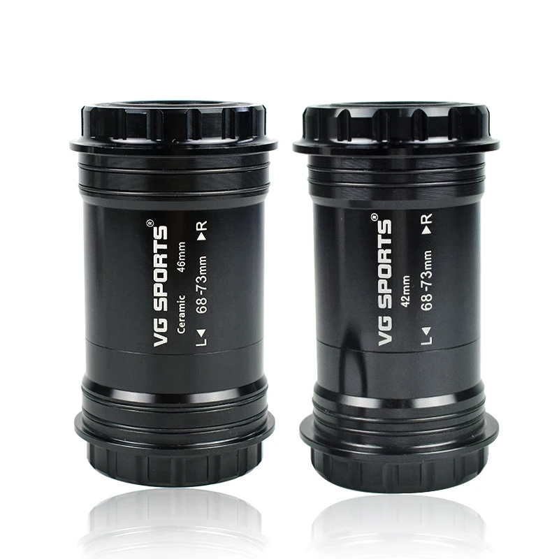 세라믹 축 MTB 도로 자전거 카운터 락 프레스 PF30 BB30, 초경량 68/73mm 나사 하단 브래킷 자전거 축 내구성 22/24mm