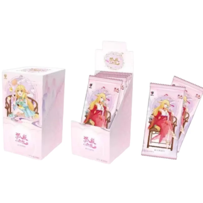 

Официальная подлинная аниме-мультяшная лиса, демон, маленькая красная леди, 3-я коллекция чернил, серия карточек, детские игрушки