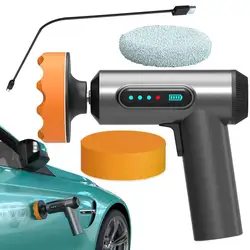 4000mAh Cordless Car Polisher Rechargeable Electric Wireless Polisher Portable Auto Waxing Glass Scratches Repair Polishing Tool