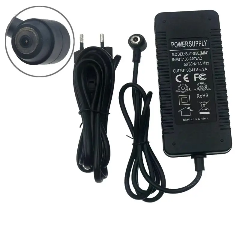 Cargador de batería de 41V 2A para patinete eléctrico Xiaomi 4/4 Pro/ MI4, adaptador Kickscooter, cargador de patinete con puerto de carga magnético
