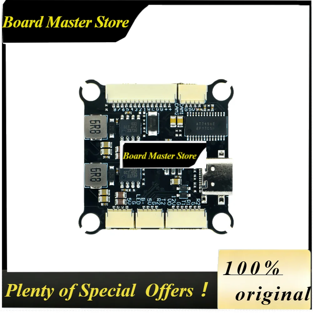 BoMaSAxisflying Mini F722/F405 Metal Flight Controller Supports Betaflight + Argus Pro 100A 8Bit/32Bit 8S ESC For RC FPV Racer D