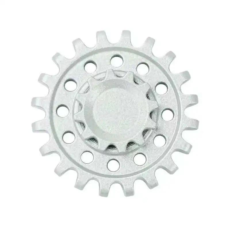 Metal Gear Fidget Spinner para aliviar el estrés TDAH juguetes para la ansiedad adultos niños dedo Gyro EDC Cool Gadget regalos