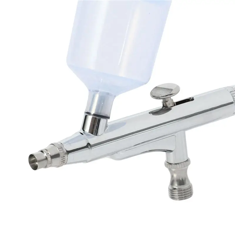 ~Latest Model 2X Airbrush Spray Tool 0.5Mm Gravity Feed Double Action Airbrush Cake Tattoo Pistola De Pintura Aerografo Nail Too