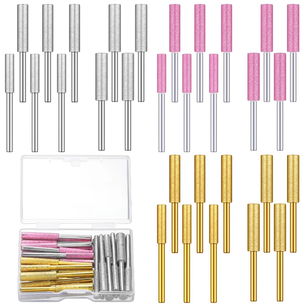 Titanium-Enhanced Emery For Chainsaw Sharpening Kit with 45 Pieces for Maintaining Optimal Chain Tooth Geometry and Sharpness