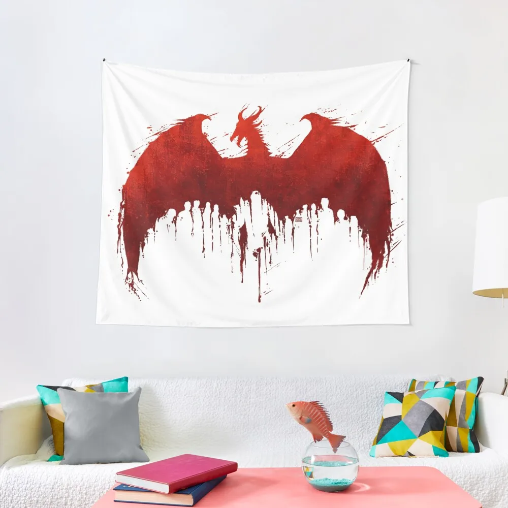 

Dragon Age II Blood Dragon V1 Tapestry Room Design Bedroom Decorations Custom Wallpapers Home Decor Tapestry