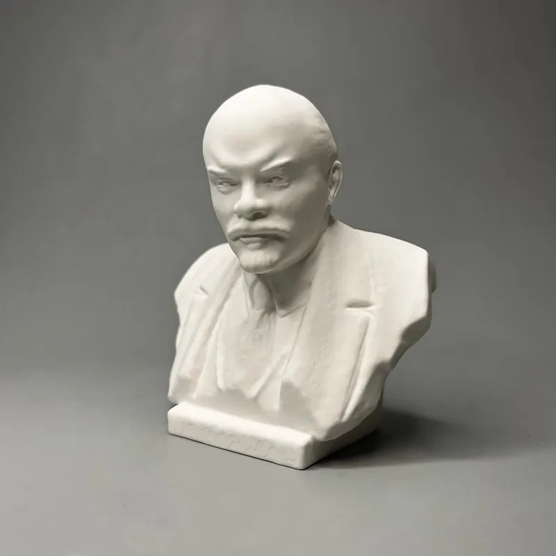 Lenin\'s Great Man Gypsum Statue Art Sculpture Desktop Decoration Advanced Bookshelf Wine Cabinet Decoration Birthday Gift