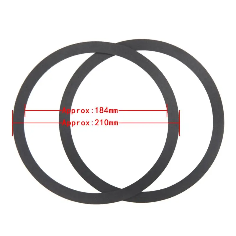 Guarnizione tenuta altoparlante EVA Anello rondella pad woofer 3 4 5 6 7 8 9 10 11 12 pollici