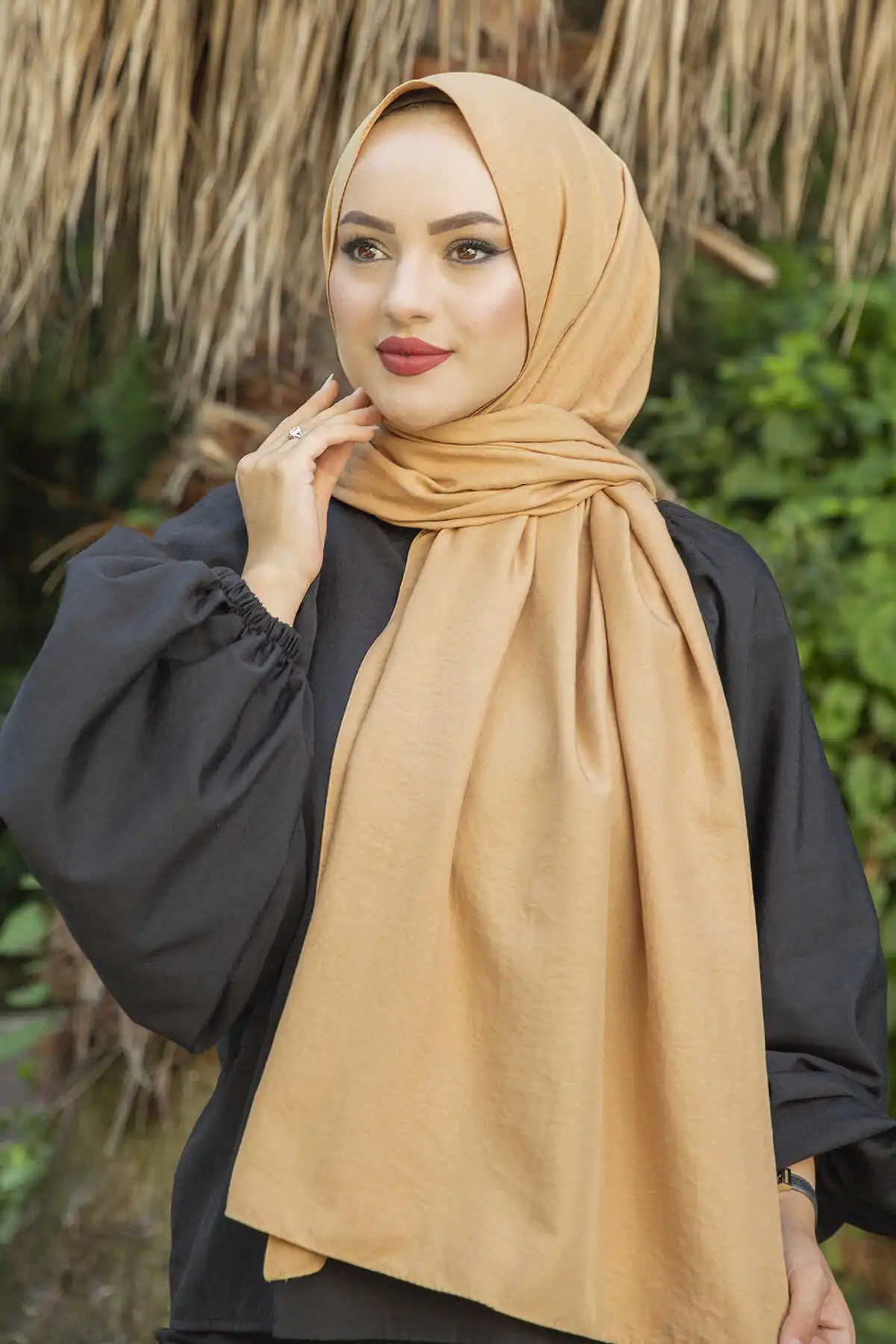 Mềm Mại Khăn Choàng E-MÙA THU ĐÔNG 2021 Phụ Nữ Hồi Giáo Hijab Khăn Trùm Đầu Hồi Giáo Thổ Nhĩ Kỳ