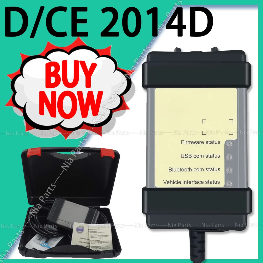 Best Quality DI-CE 2014D J2534 Protocol Control Module Maintenance Vo-lvo 2014D OBD2 Car Diagnostic Scanner Fast Shipping Vci