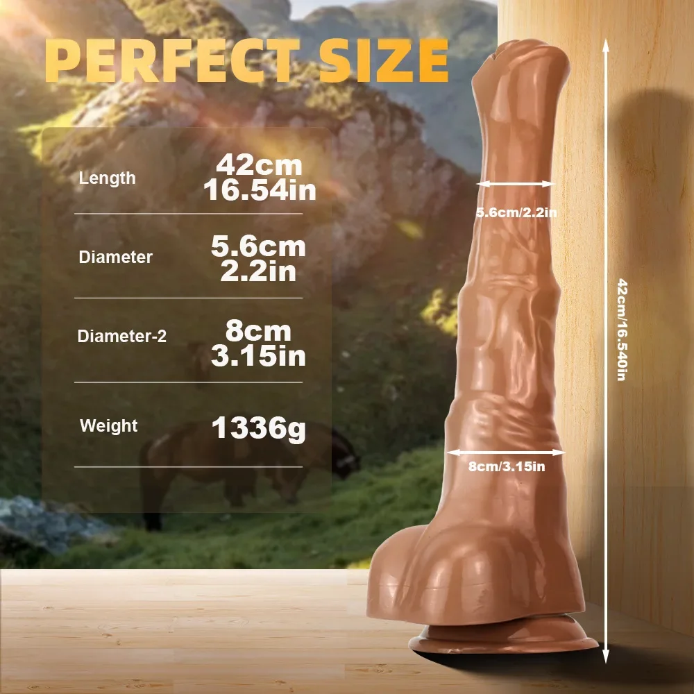 Huge Horse Dildo With Strong Suction Cup Big Butt Plug Realistic Animal Dildo Big Horse Penis Anal Sex Toys Female Masturbator