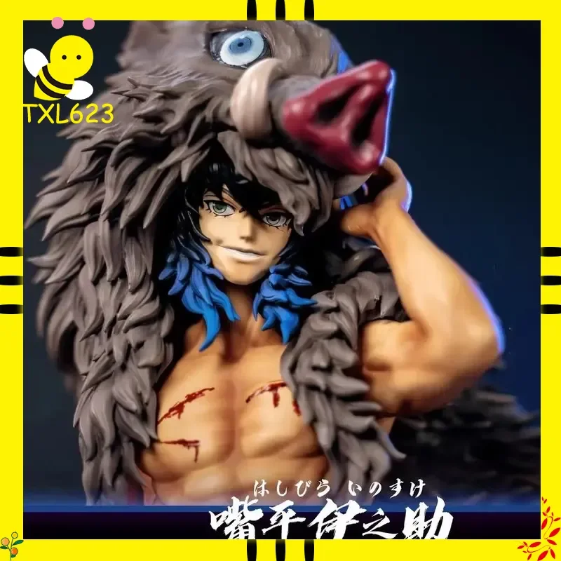 

CHENG Studio Demon Slayer Inosuke Hashibira Boar Mask Figure PVC Statue Collectible Desktop Ornament Anime Fan Gift