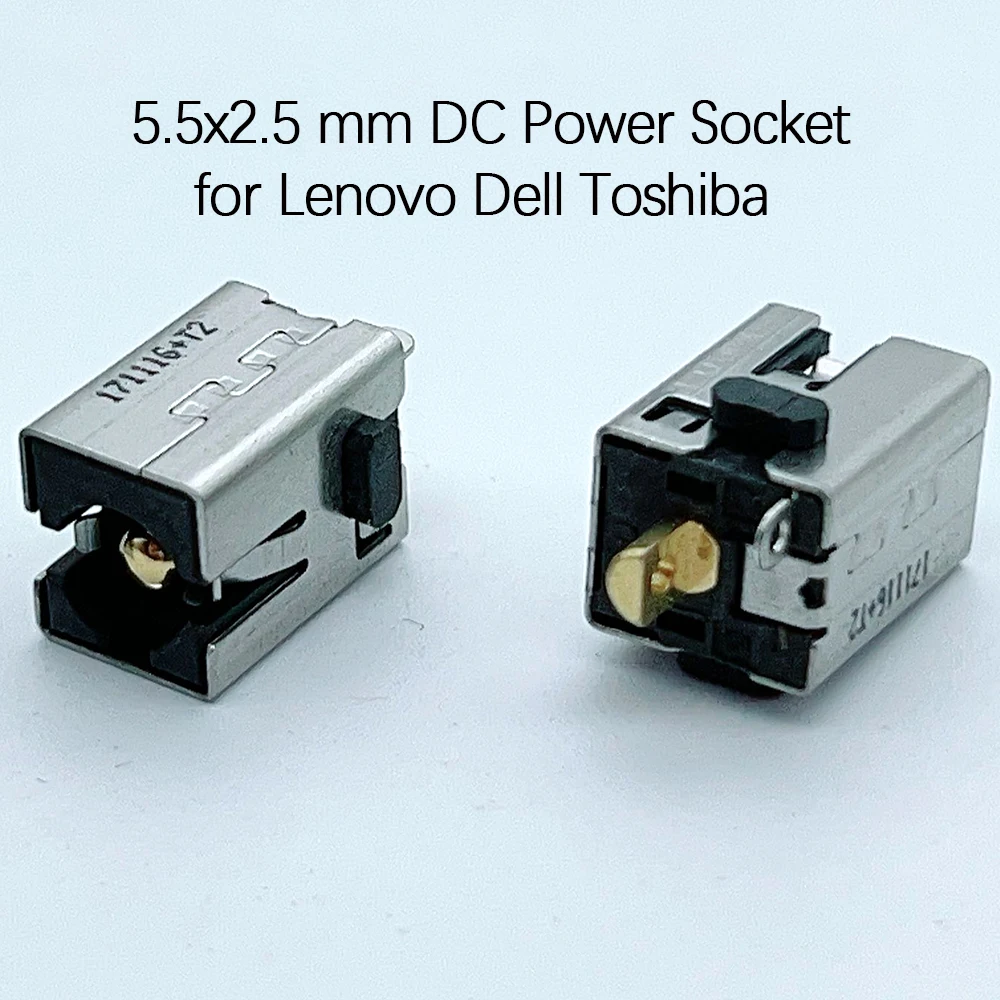 5.5*2.5mm DC Jack 5.5x2.5 Laptop DC Power Socket Connector DC Charging Port For Lenovo Dell Toshiba Computer Power Port Repair
