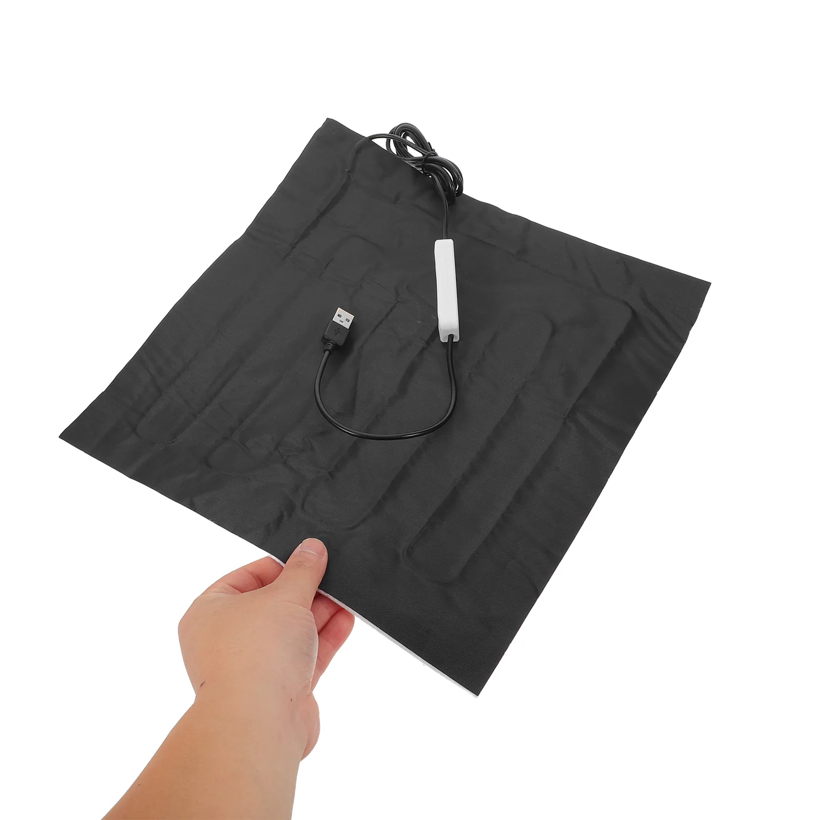 

USB Powered Pet Heating Pad Adjustable Temperature Timer Safety Auto Shut Off for Cats Dogs Small Animals Heated Mat