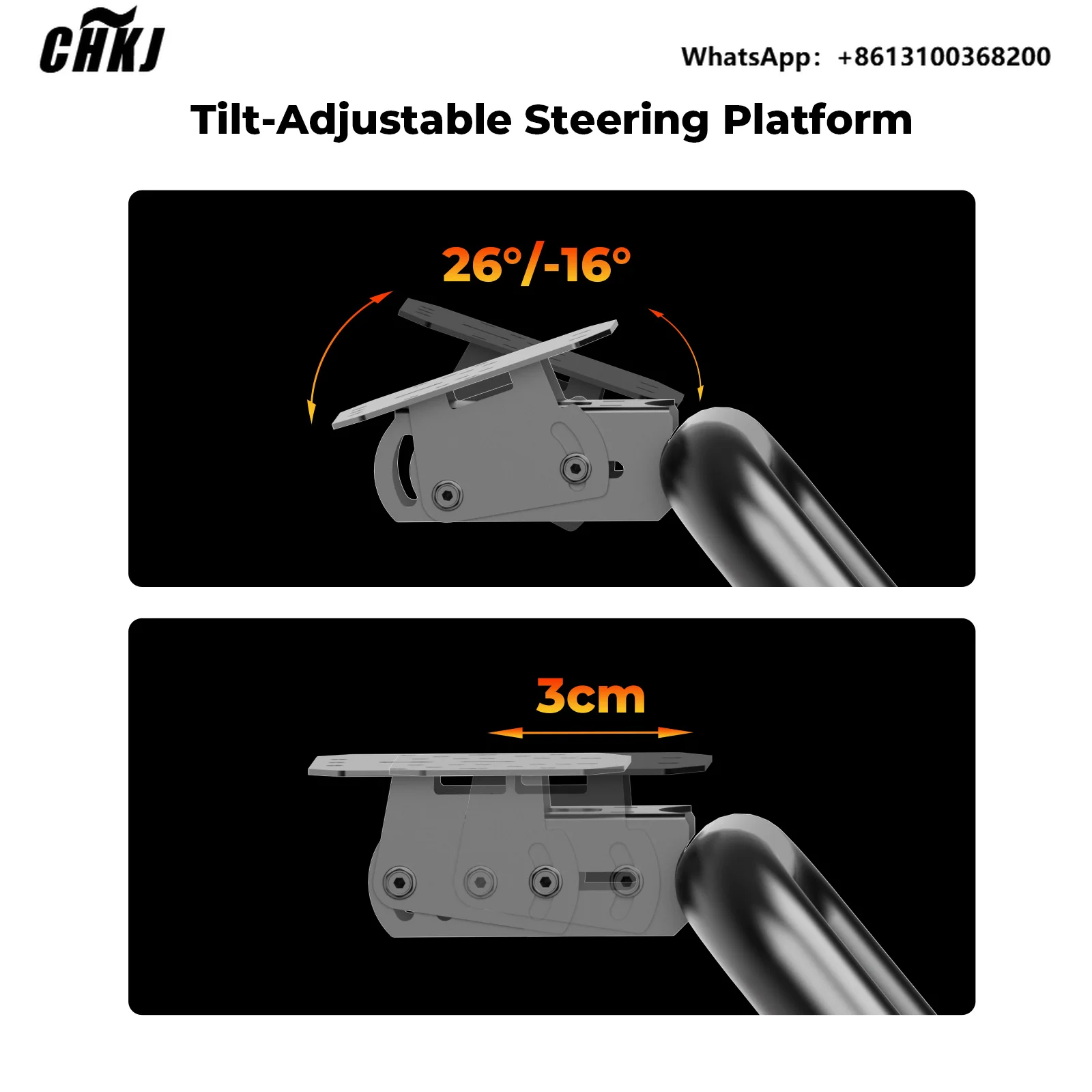 Fully Adjustable  Racing Cockpit Direct Drive Support Robust Steel Frame