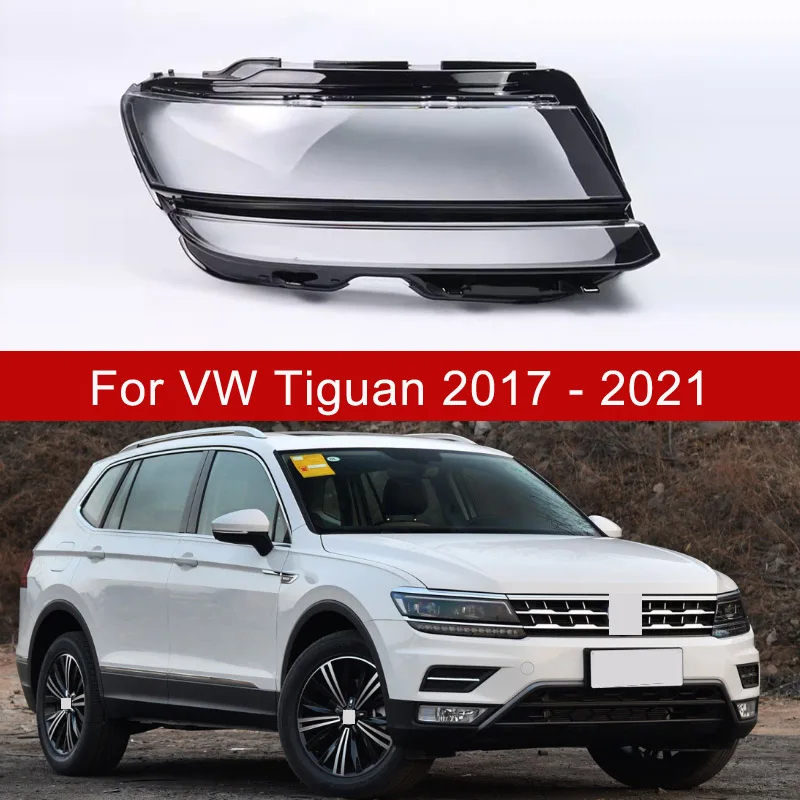 

Объектив фары для Volkswagen VW Tiguan L 2017 2018 2019 светодиодный, прозрачная защитная маска на переднюю панель, стеклянные лампочки для фар