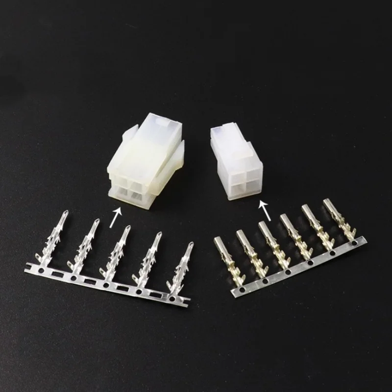 5-100pcs 5557 5569 5566  MX4.2mm Double-Row Pin Header 2P4P6P8P10P12P14P20P-24P Connector Male/Female Contact/shell