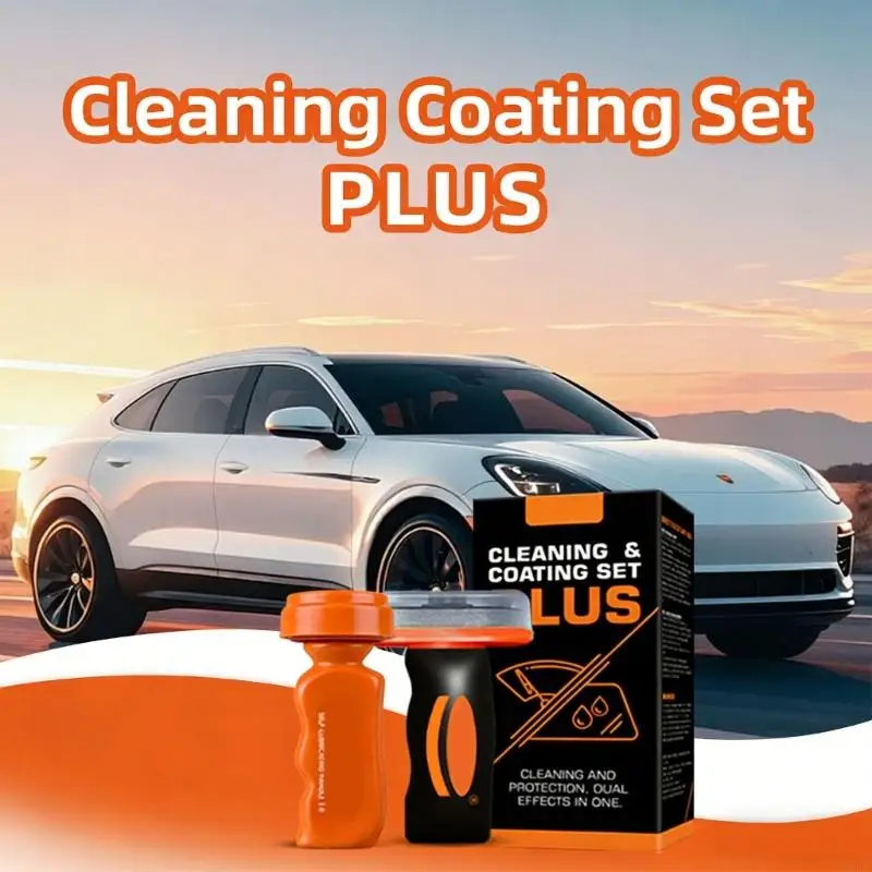 

Improved Auto Glass Cleaner And Hydrophobic Coating Set For Better View In Different Conditions H9EE